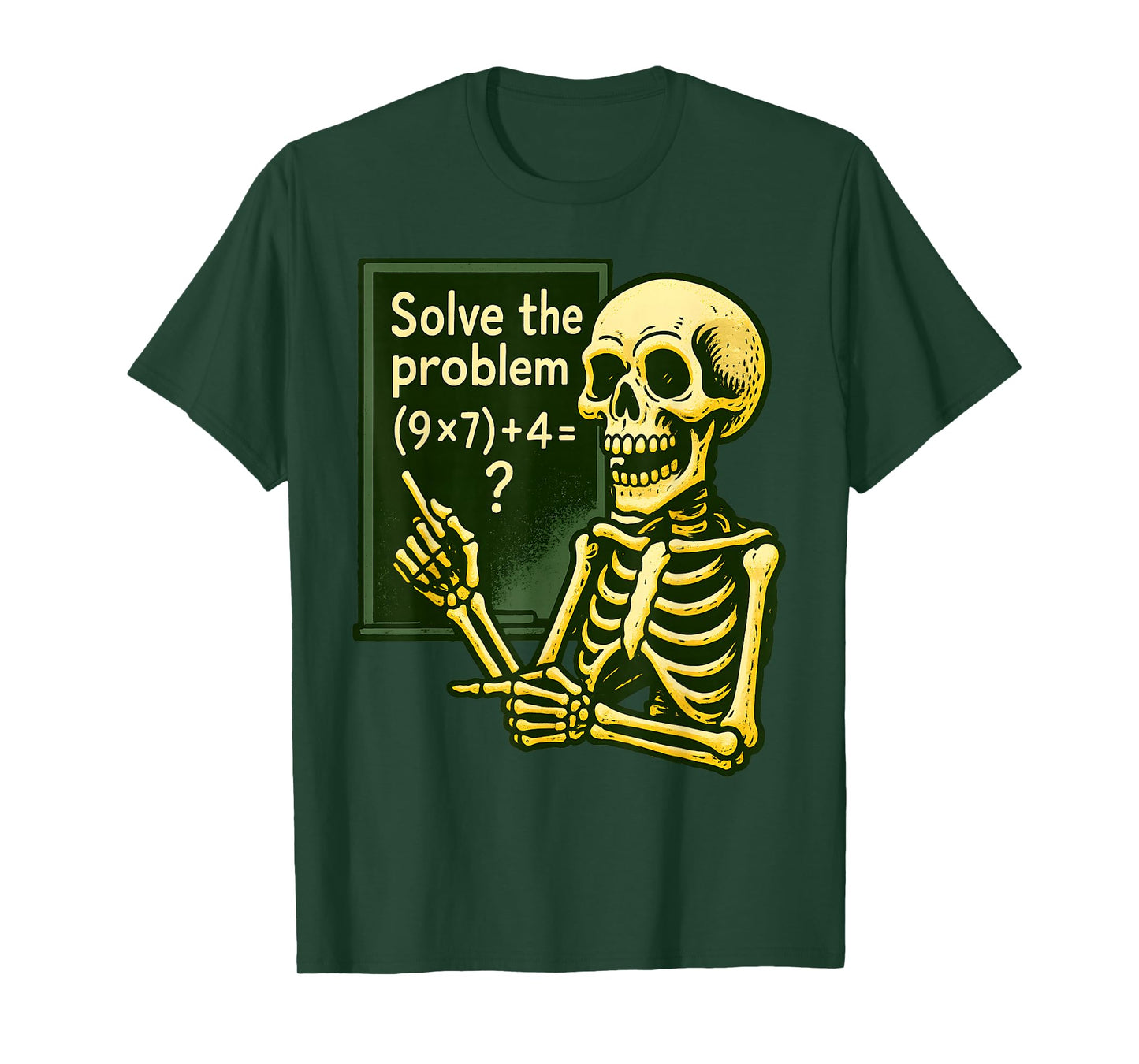 67 Halloween Math Funny Six Seven Meme Brainrot Skeleton T-Shirt