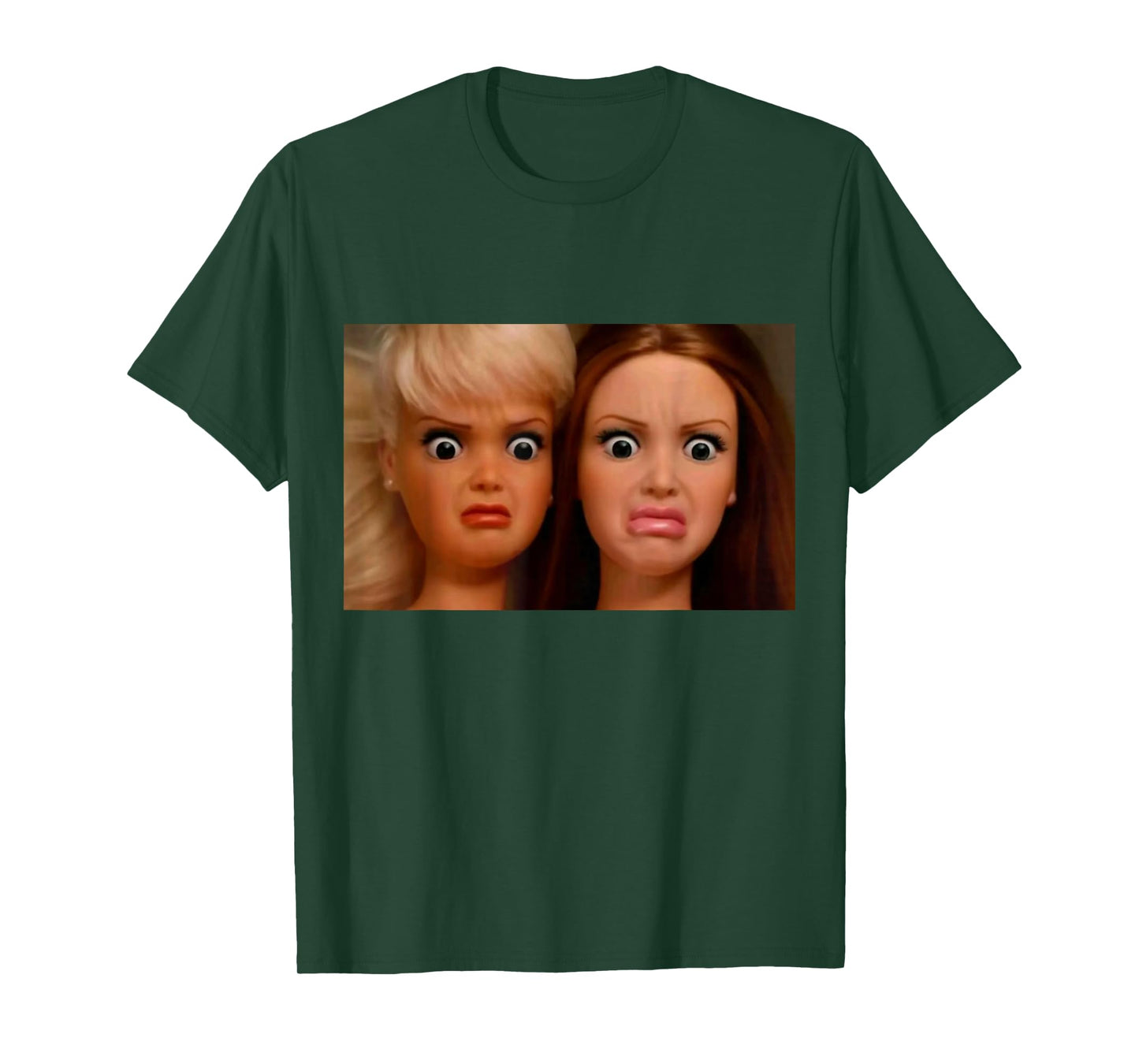 Funny Disgusting Doll face Meme Hilarious Sarcastic Gift Tee T-Shirt