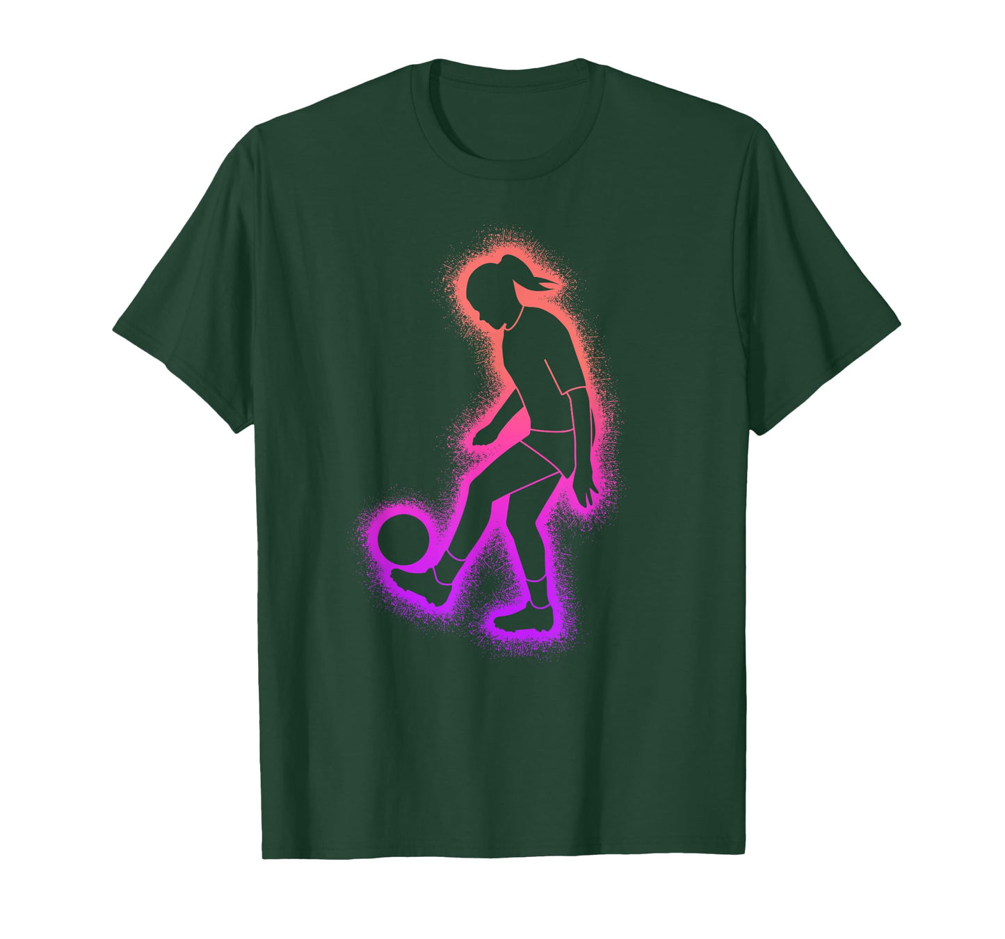 Soccer Player Game Kids Girls Women Soccer T-Shirt