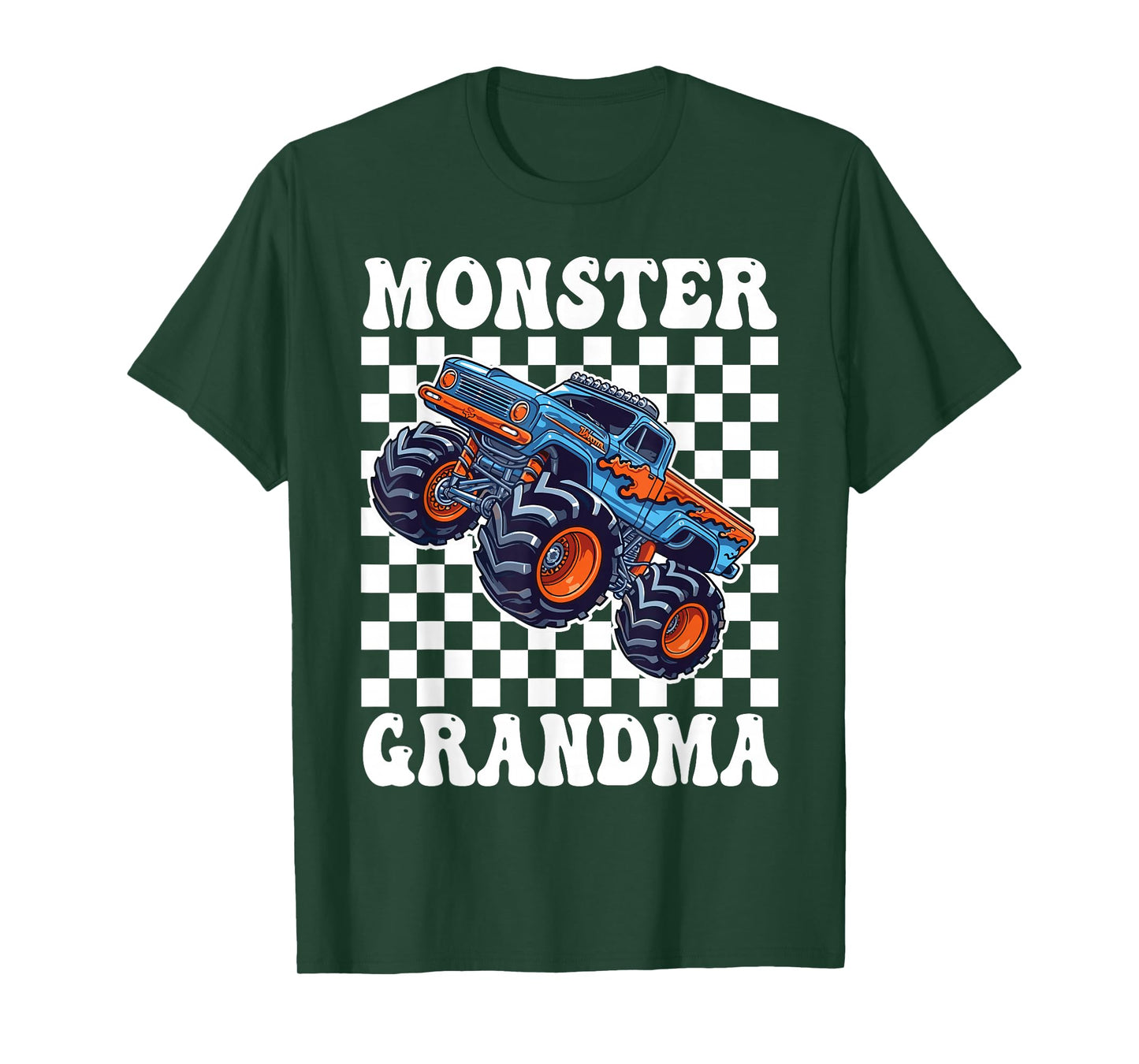 Monster Truck Grandma Family Matching Monster Trucks T-Shirt