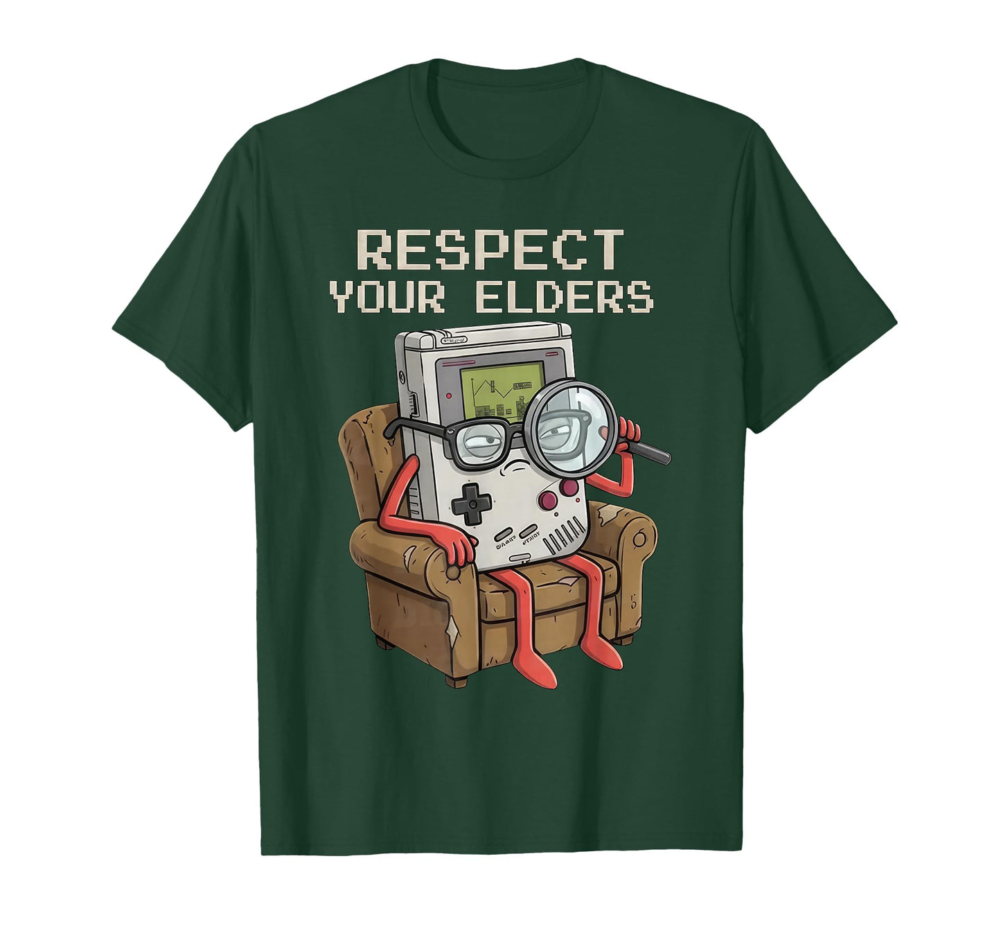 Respect Your Elders Gaming Control Retro Funny Gamer T-Shirt