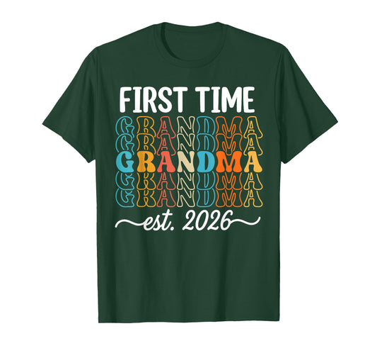 Promoted to Grandma 2026 Pregnancy Announcement T-Shirt