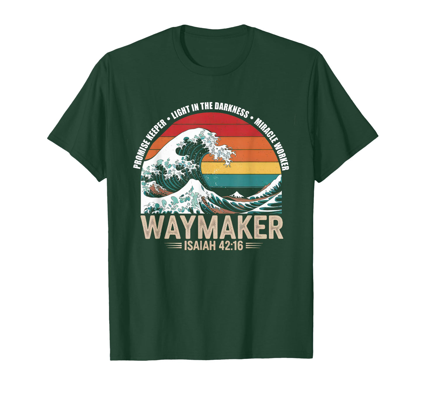 Waymaker Tshirt Promise Keeper Miracle Worker God Christian T-Shirt