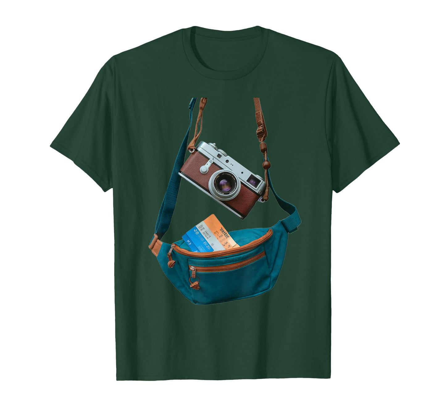 Tourist Spirit Day Camera Bum Bag T-Shirt