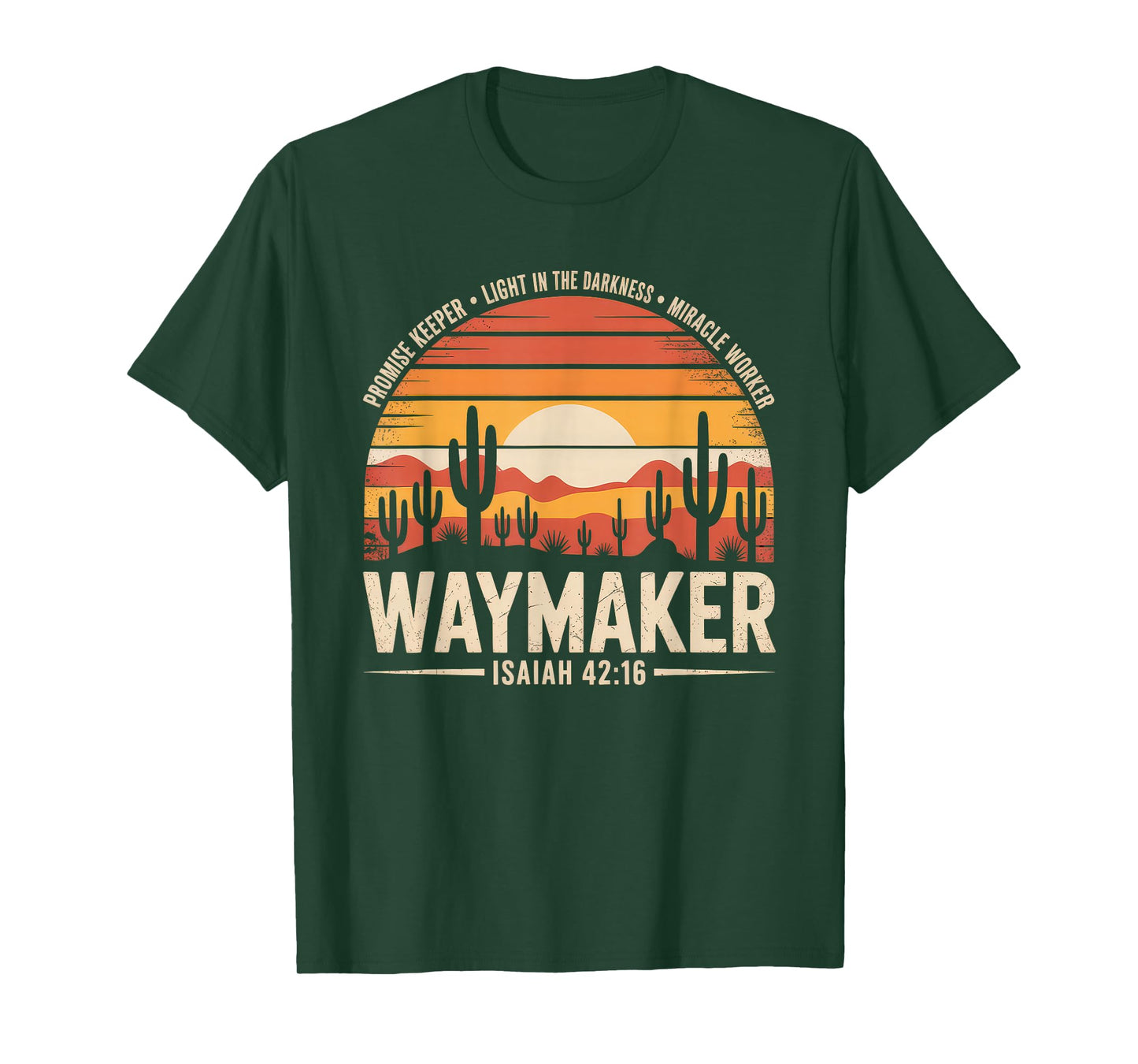 Waymaker Tshirt Promise Keeper Miracle Worker God Christian T-Shirt