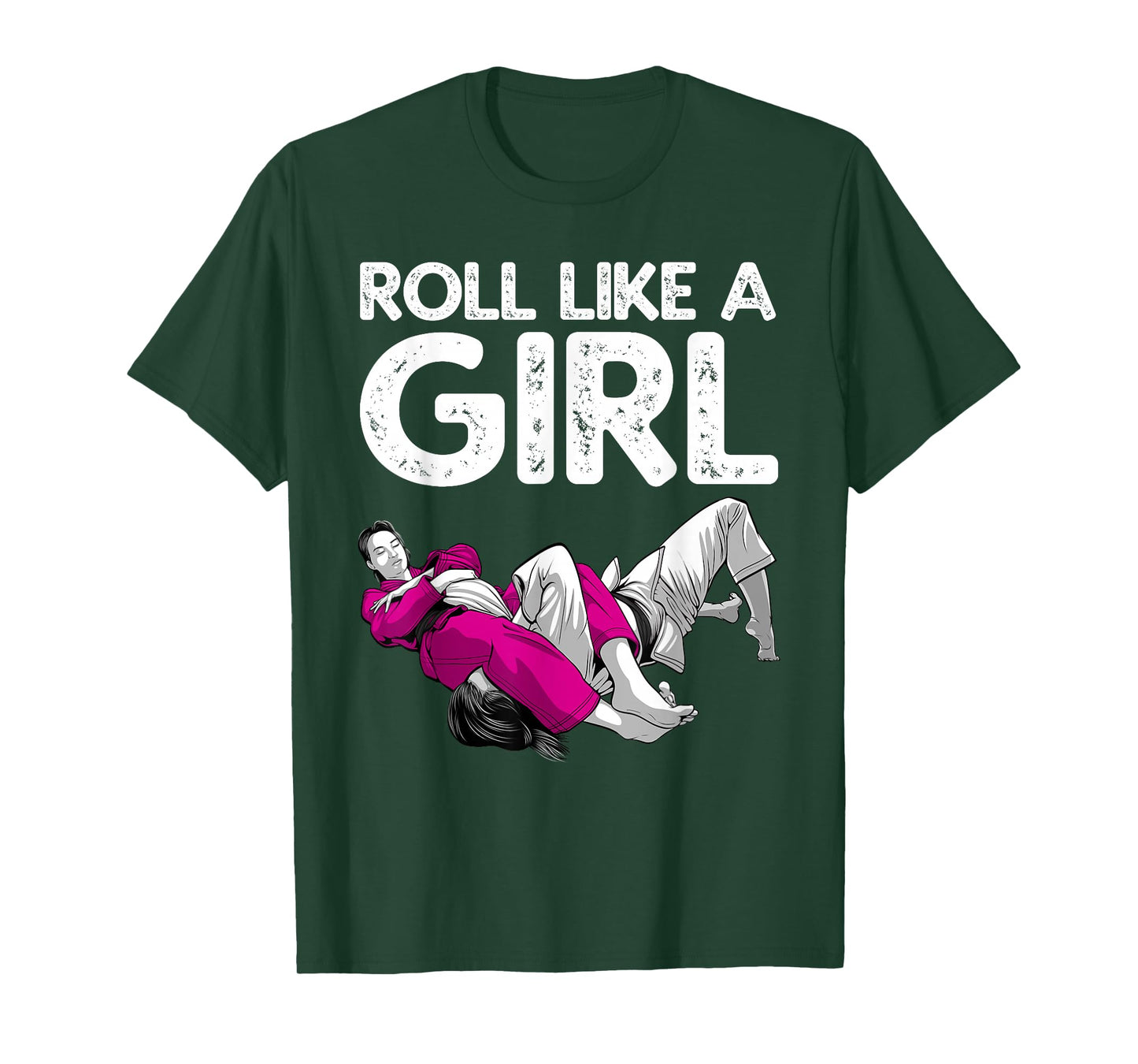 Funny Jiu Jitsu Art For Women Girls Kids Brazilian Jiu Jitsu T-Shirt