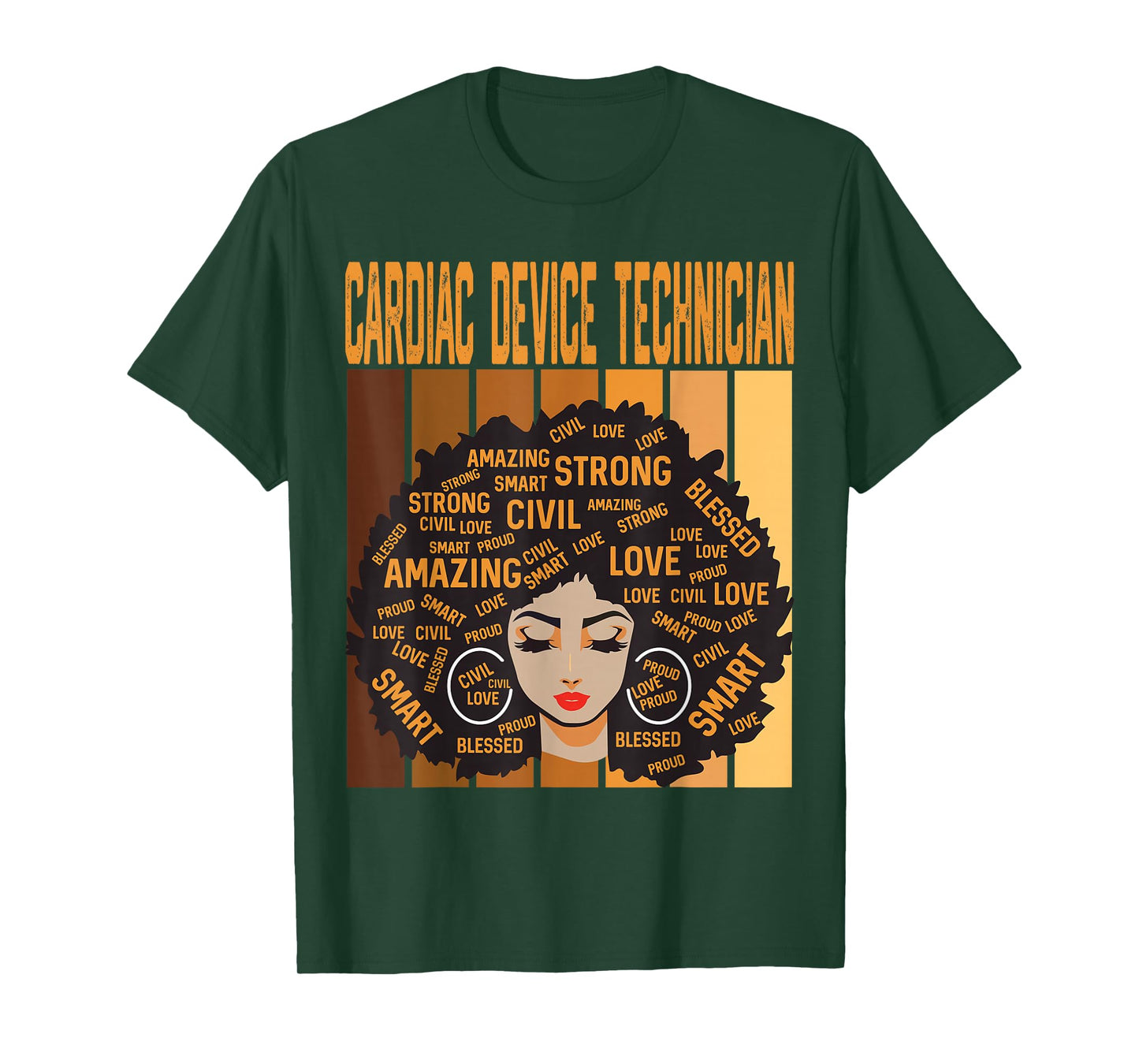 Cardiac Device Technician Black History Month Pride T-Shirt