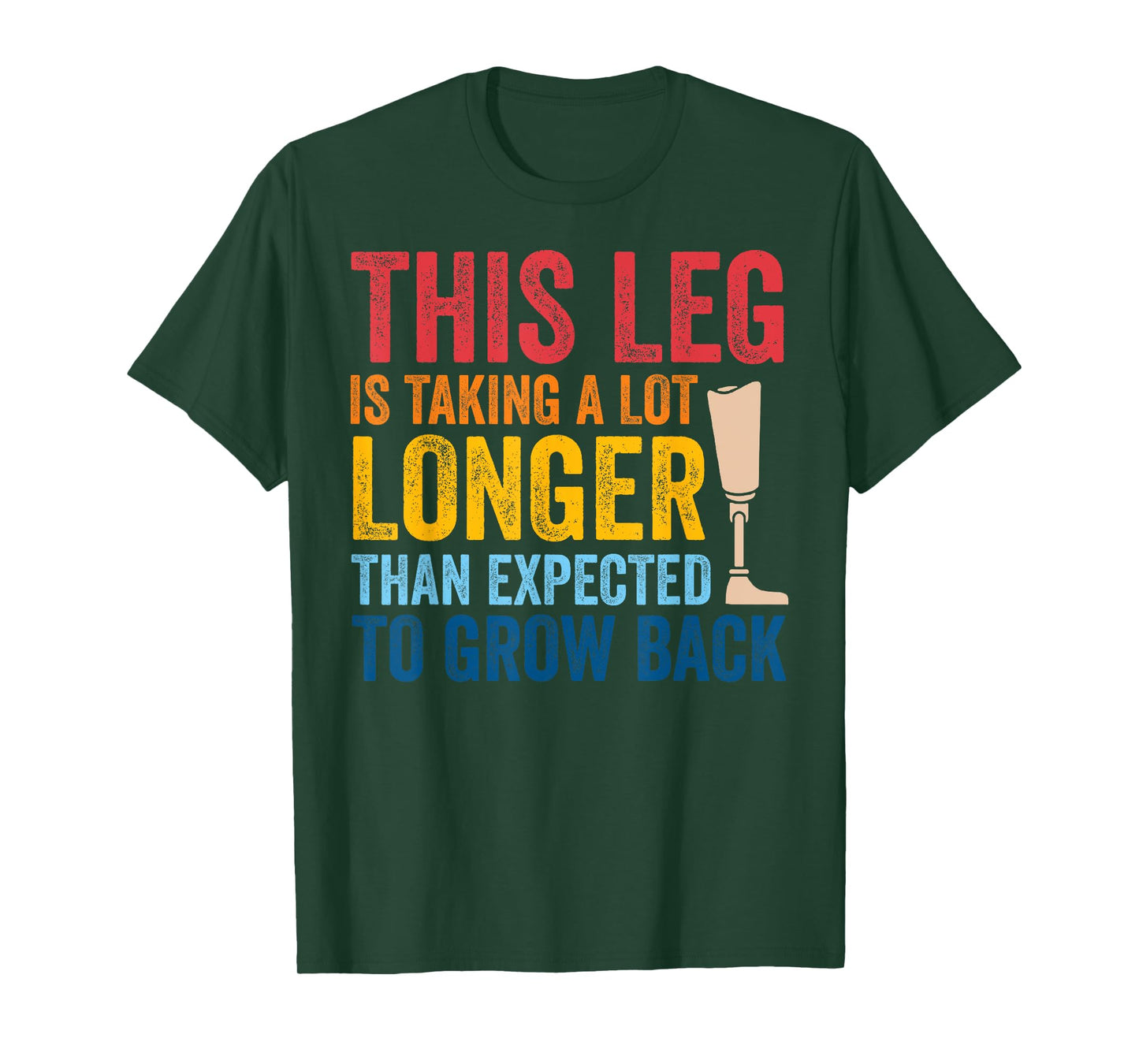 Vintage Amputee Prosthetic Leg Arm Amputation T-Shirt