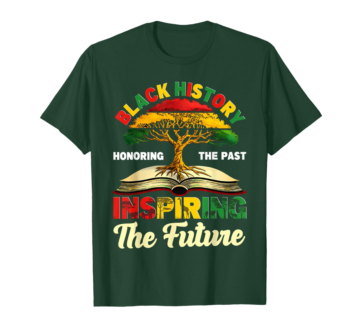 Black History Inspiring The Future African Men Women T-Shirt