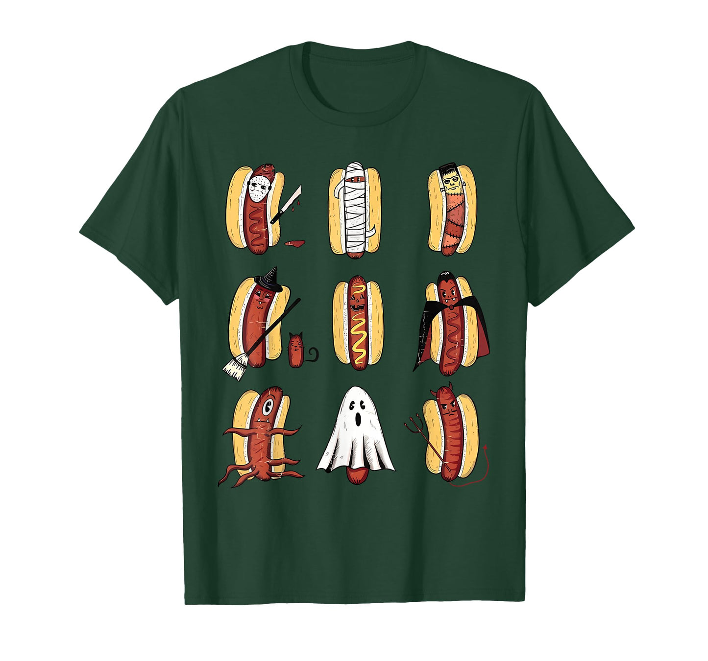 Halloween Halloweiners Summerween Hot Dog Summer T-Shirt