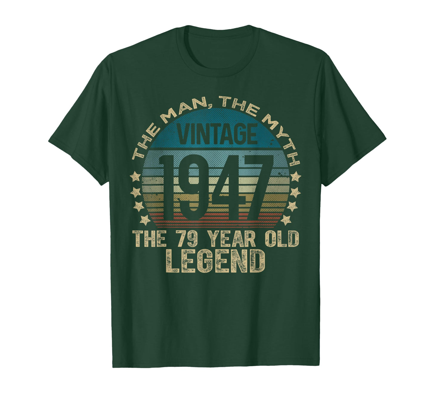 79 Year Old Gifts Vintage 1947 Limited Edition 79th Birthday T-Shirt