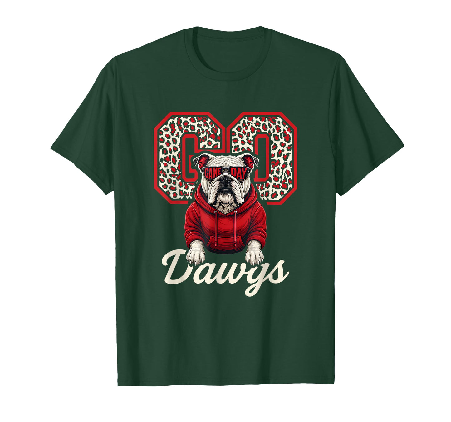 Retro Game Day Go Dawgs Pride Bulldog Name for Men Women Kid T-Shirt