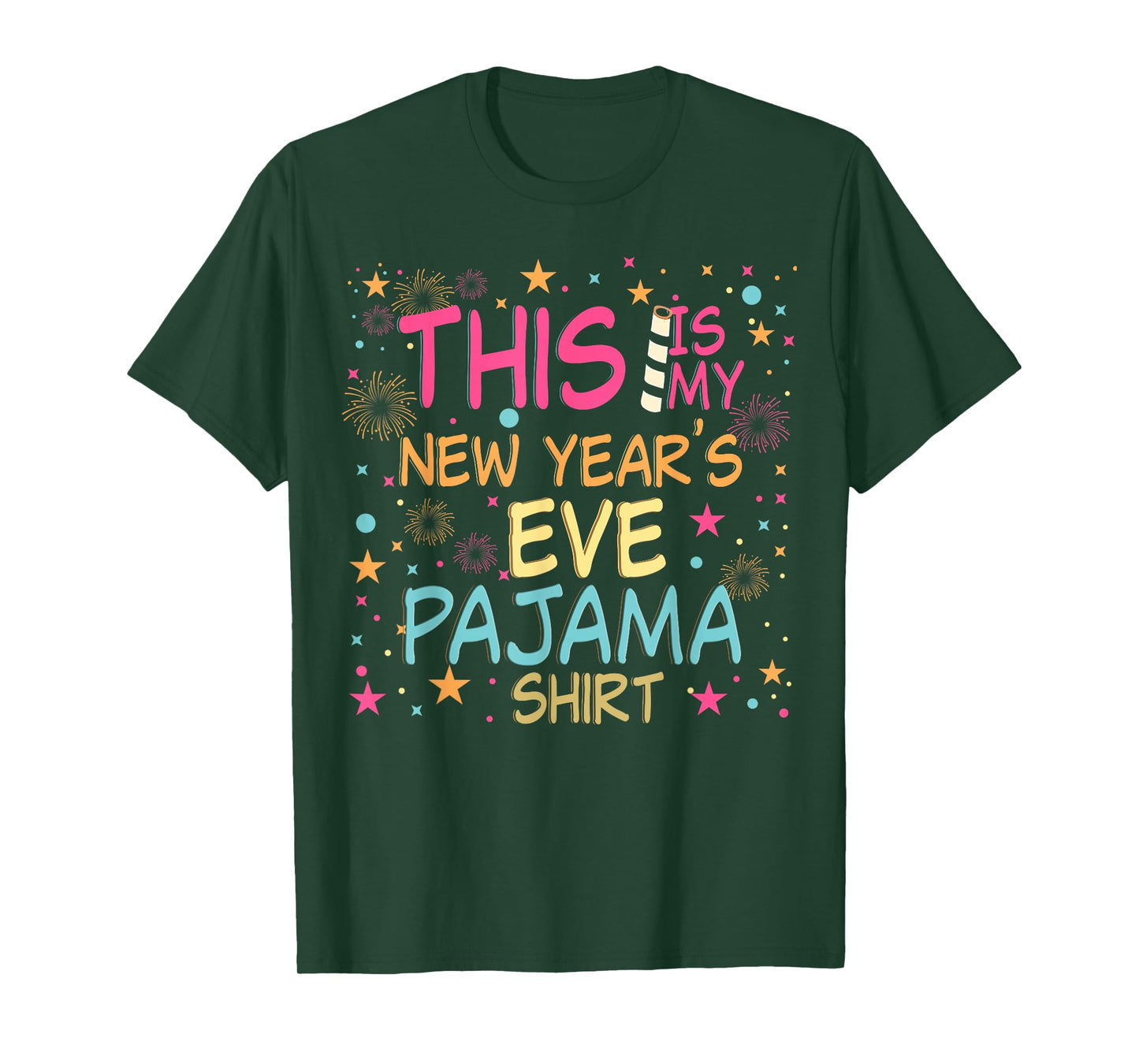 This is My New Years Eve Pajama Shirt Happy New Year 2026 T-Shirt