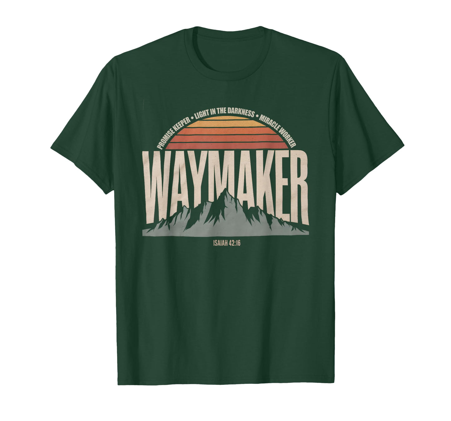 Waymaker Tshirt Promise Keeper Miracle Worker God Christian T-Shirt