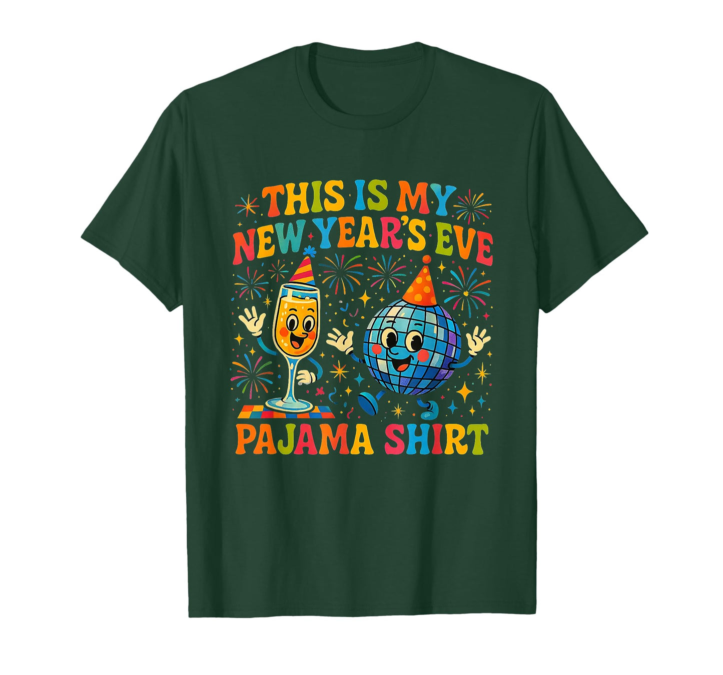 This is My New Year’s Eve Pajama Funny Retro Gift T-Shirt
