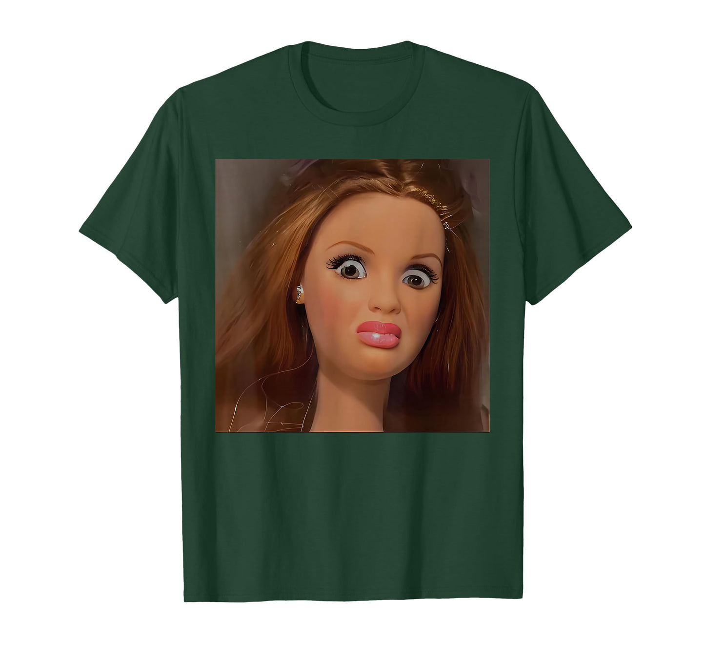 Funny Disgusting Doll Face Meme T-Shirt