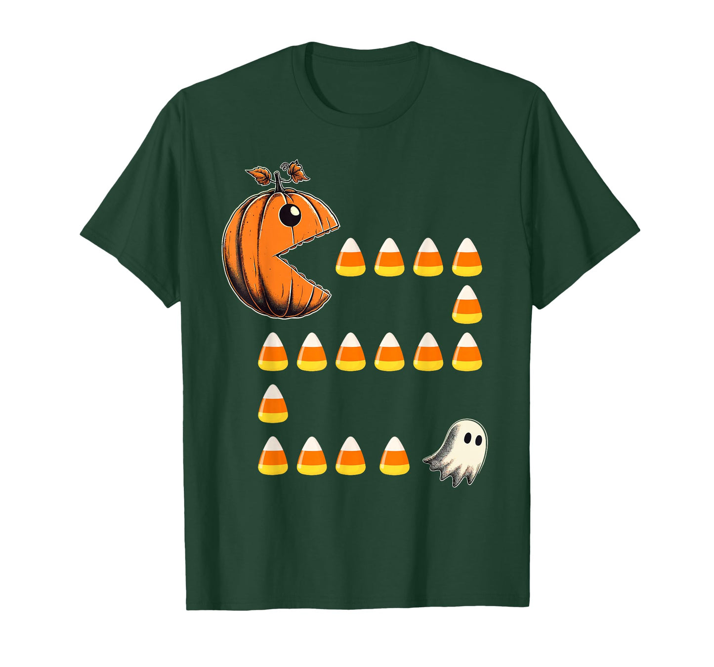 Funny Halloween Pumpkin Candy Corn Trick or Treat T-Shirt