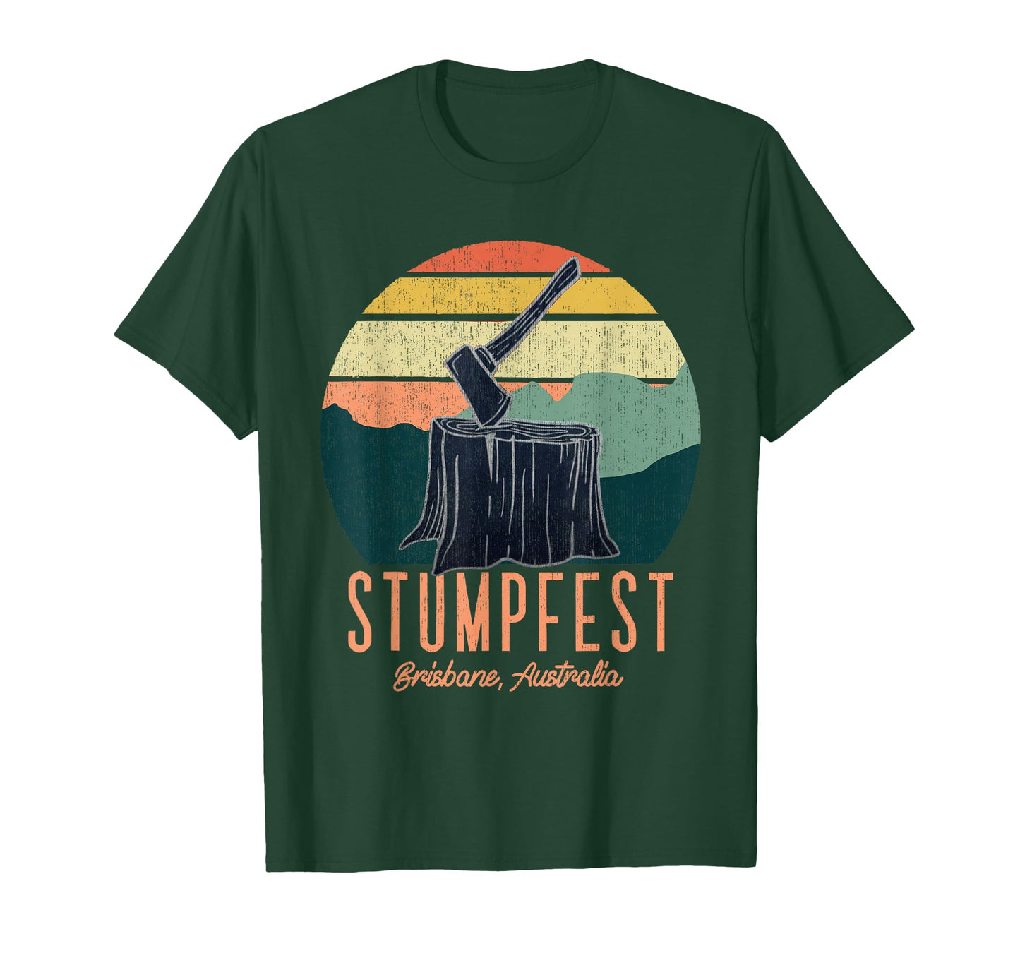 Vintage Funny Stumpfest 2024 Brisbane Get Sweaty T-Shirt