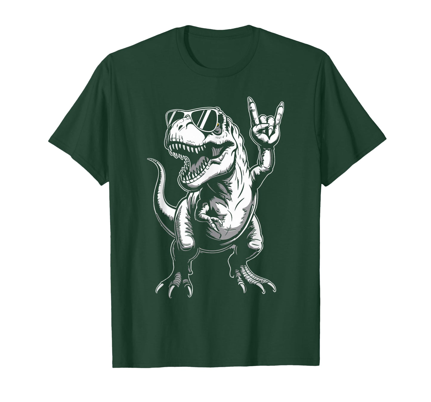 Funny Dinosaur Rock Music T-Rex Tyrannosaurus Rex Children T-Shirt