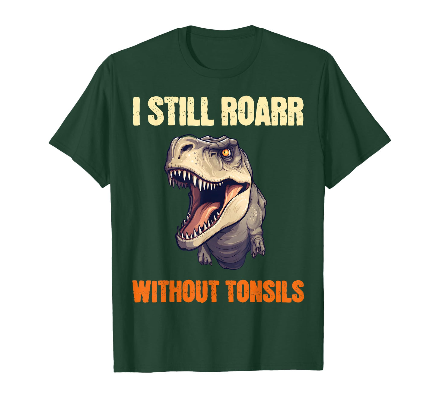 Boys Tonsil Removal Surgery Get Well Kids Dinosaur T-Shirt