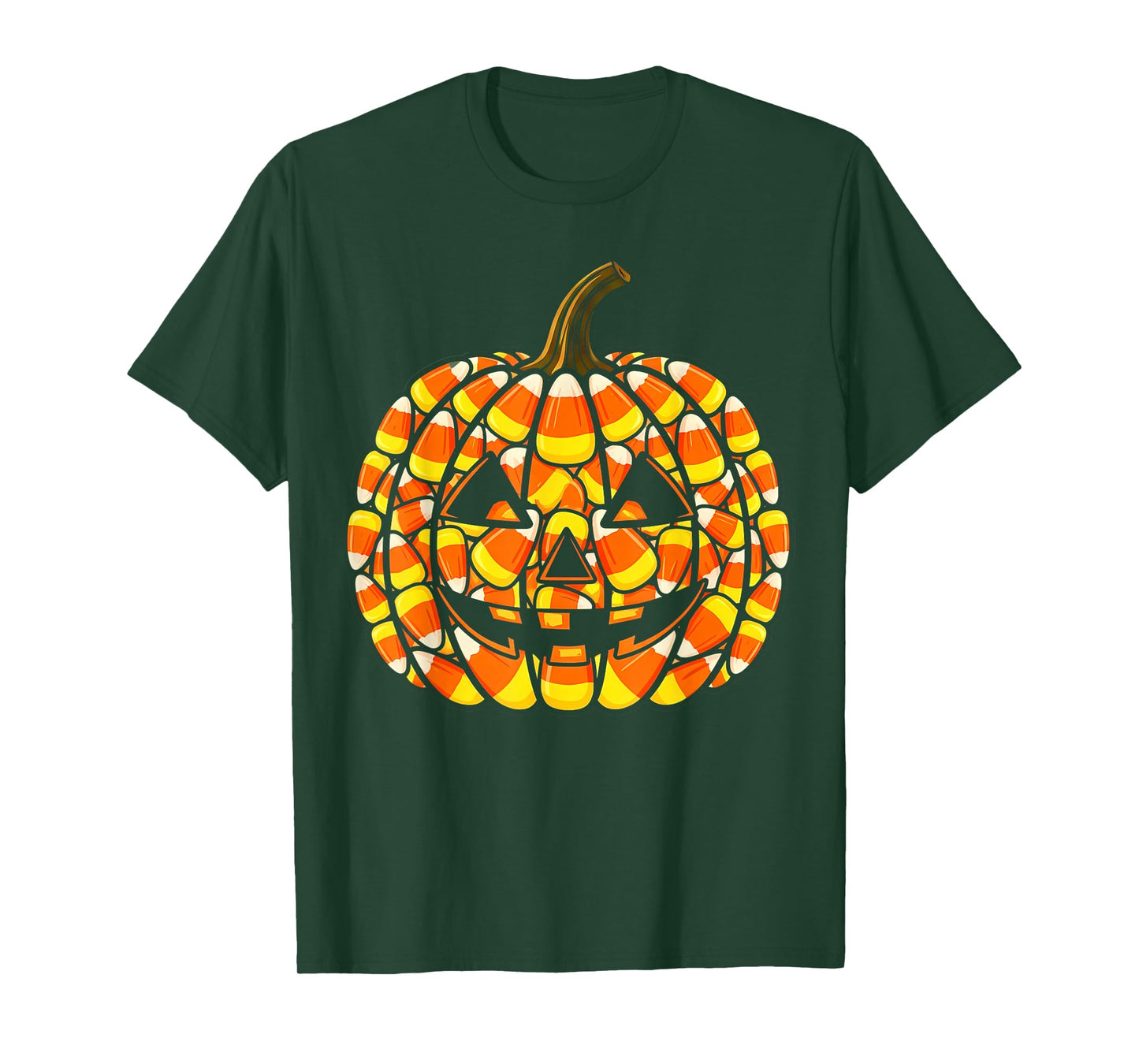 Candy Corn Pumpkin Funny Costume Men Women T-Shirt