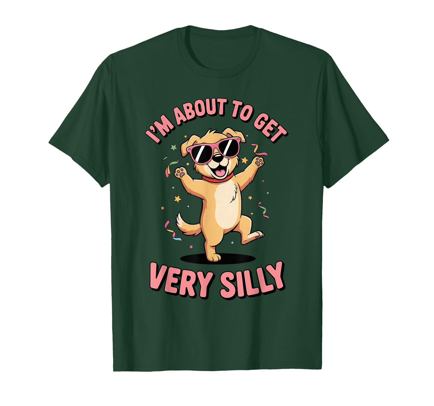 Funny Silly Dog with Sunglasses for Boys and Girls T-Shirt
