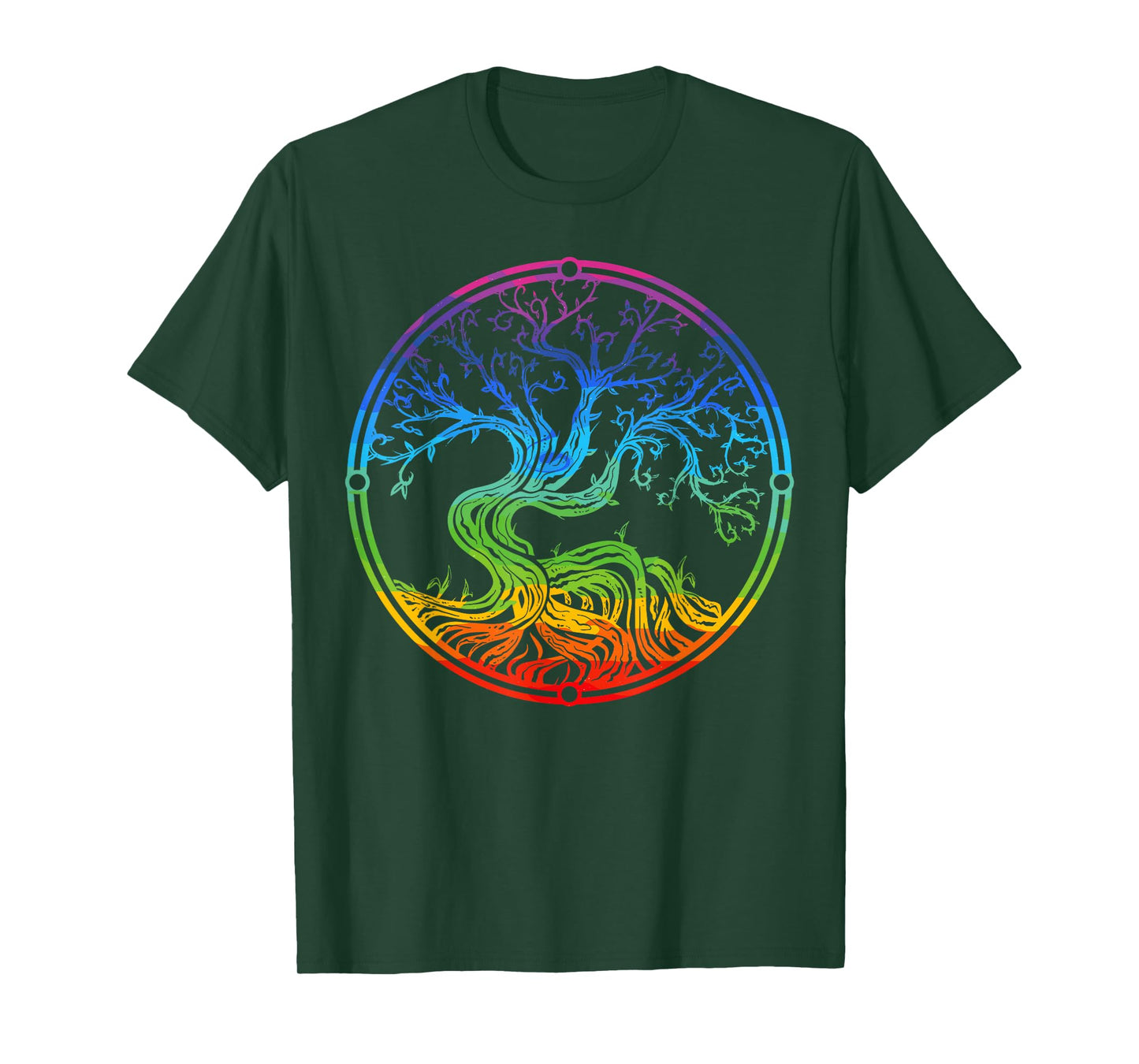 Tree Yggdrasil Viking Celtic Norse Life Symbol T-Shirt