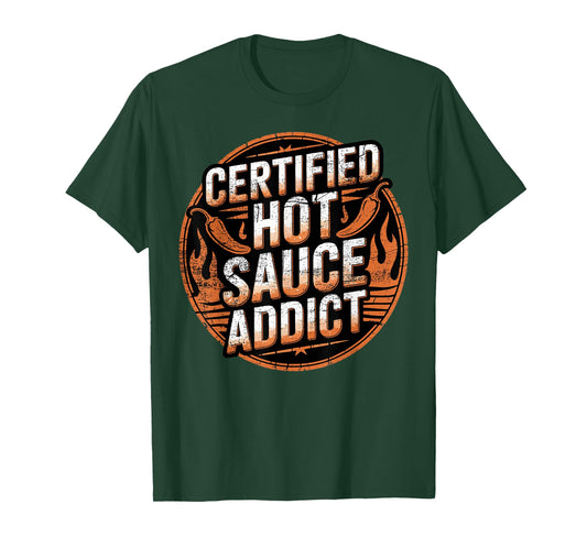 Funny Hot Sauce Addict T-Shirt