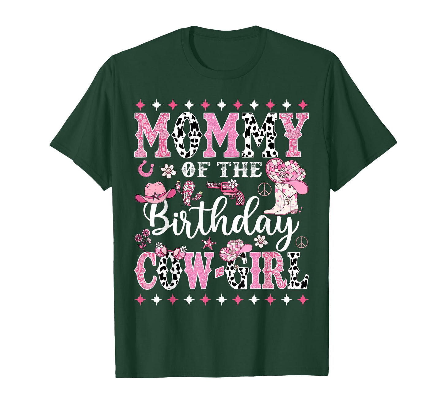 Mommy Of The Birthday CowGirl Rodeo CowGirl Birthday T-Shirt