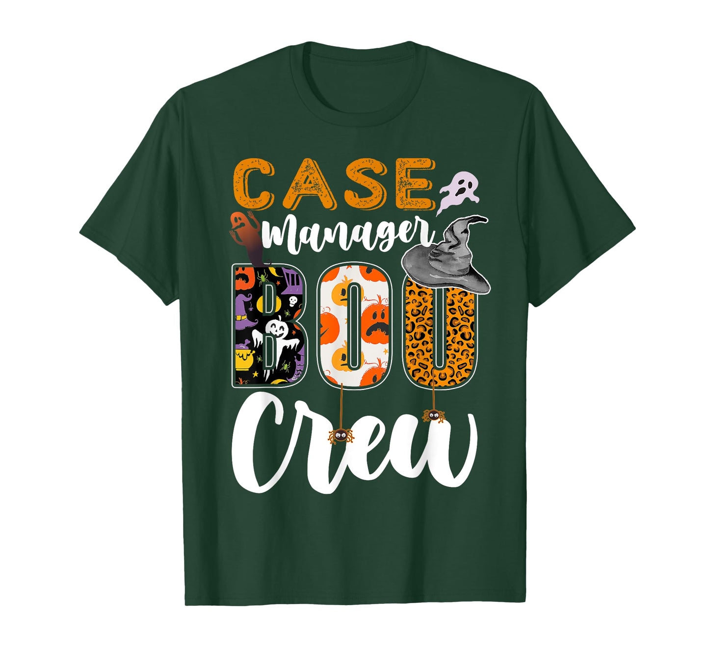 Case Manager Boo Crew Halloween Matching Social Services T-Shirt