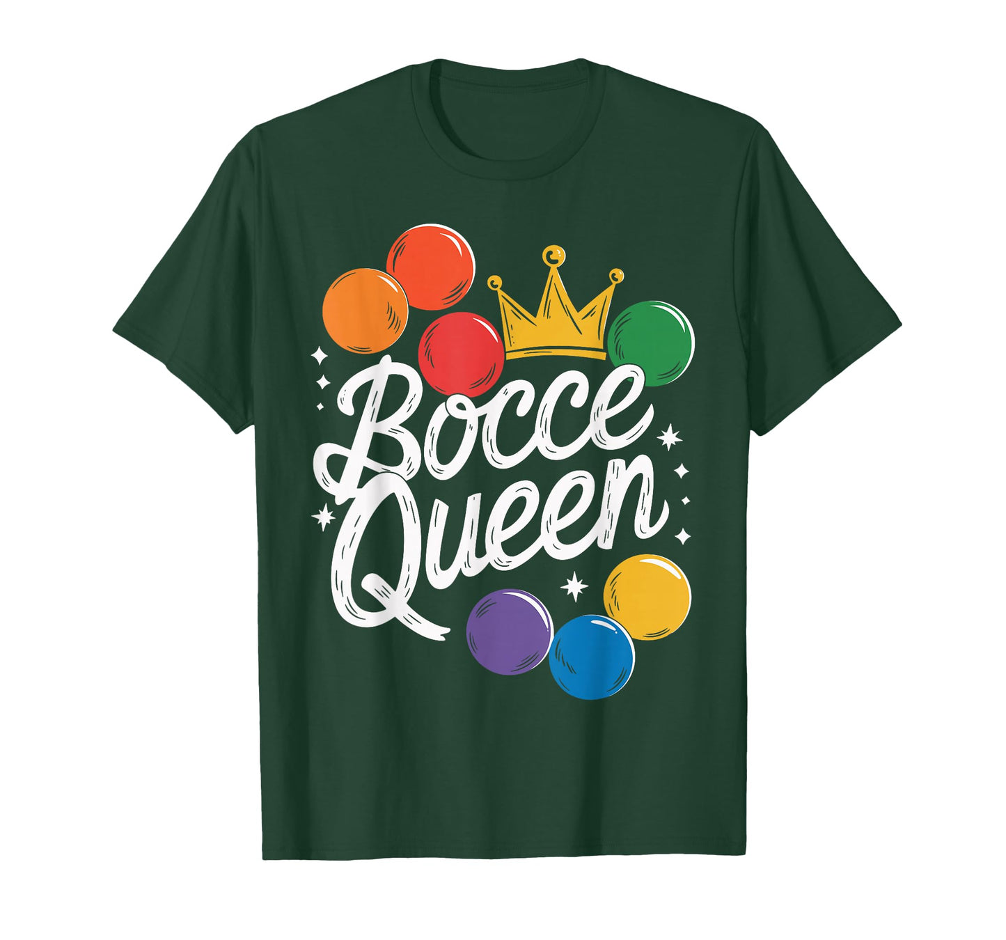 Bocce Queen Funny Bocce Ball T-Shirt