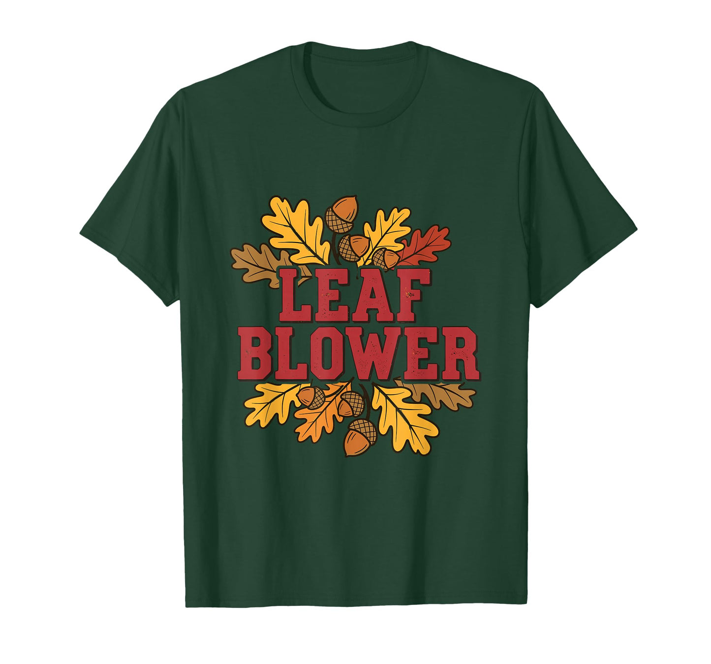 Funny Leaf Blower Costume Fall Halloween Gardening cleanup T-Shirt