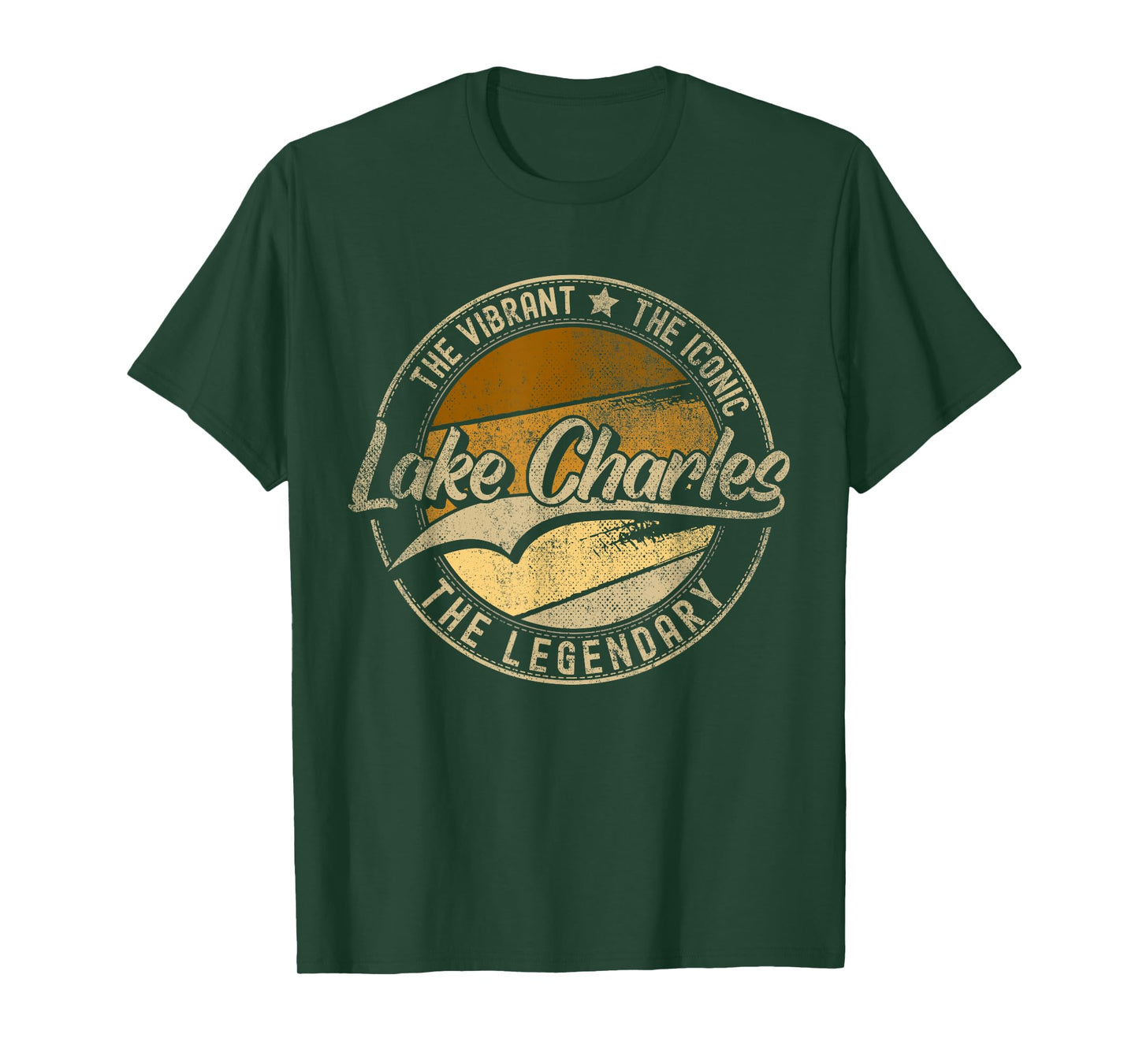 Lake Charles LA | Louisiana | Vintage Distressed T-Shirt