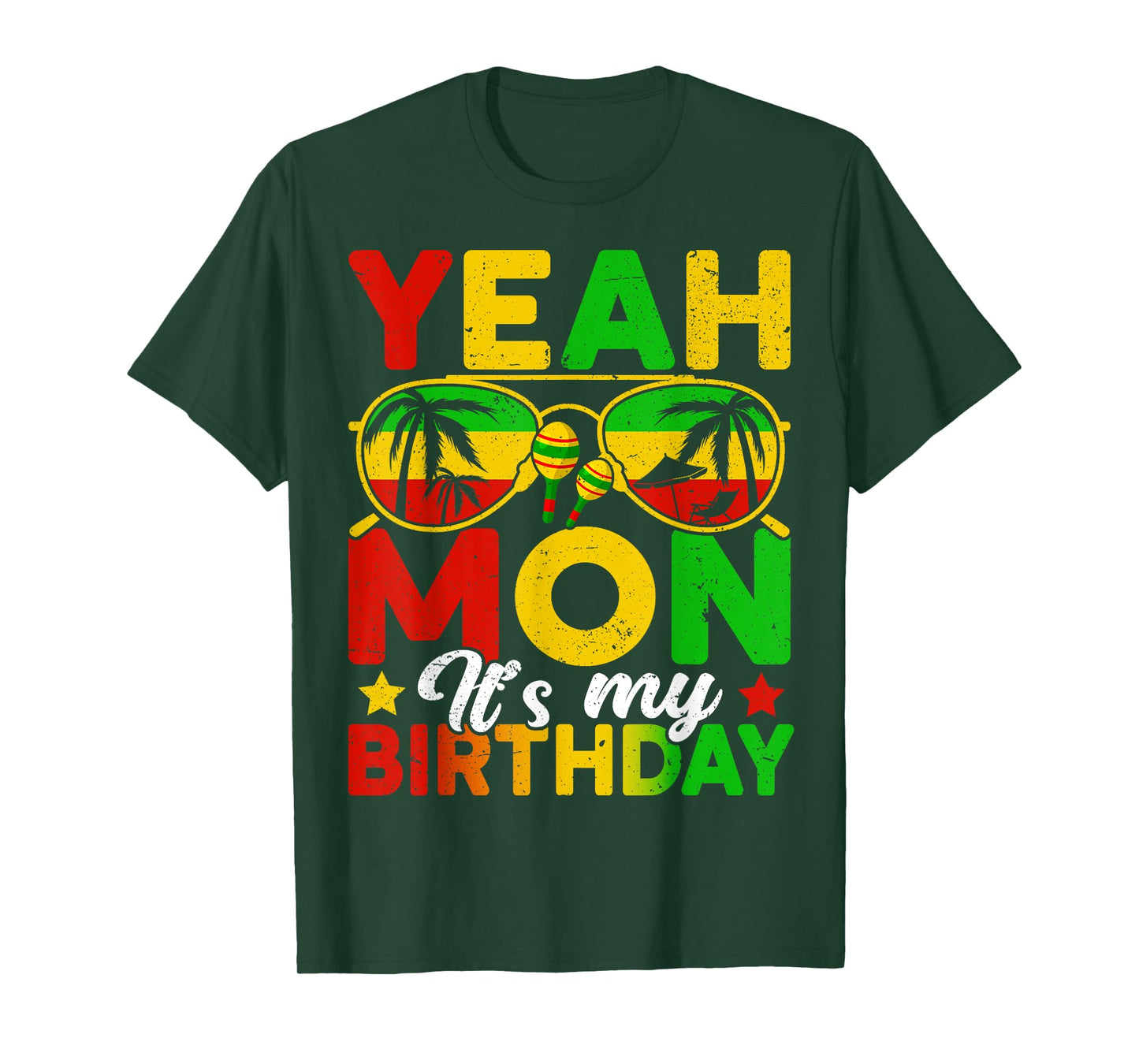 Yeah Mon Jamaican Jamaica Birthday Party Girls Women Men T-Shirt