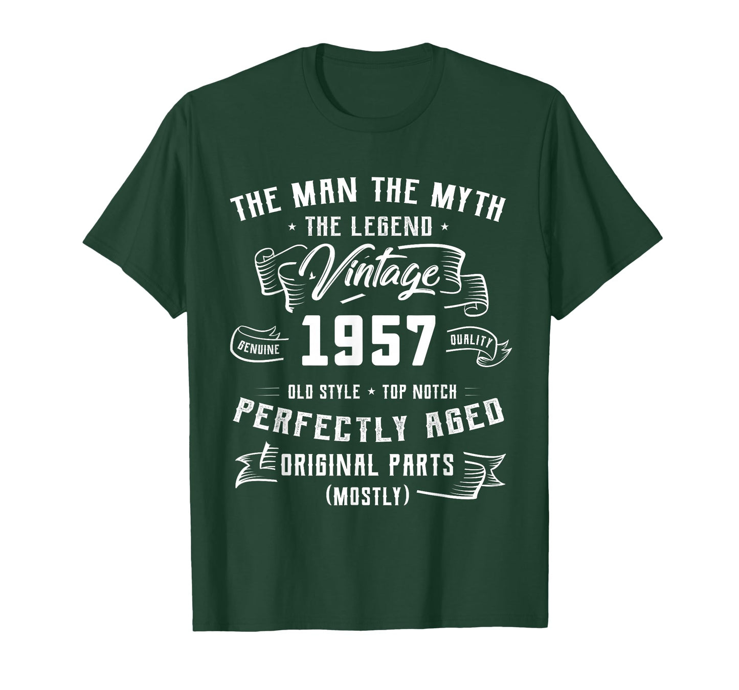 69th Birthday Gift Man Myth Legend 1957 69 for Years Old T-Shirt
