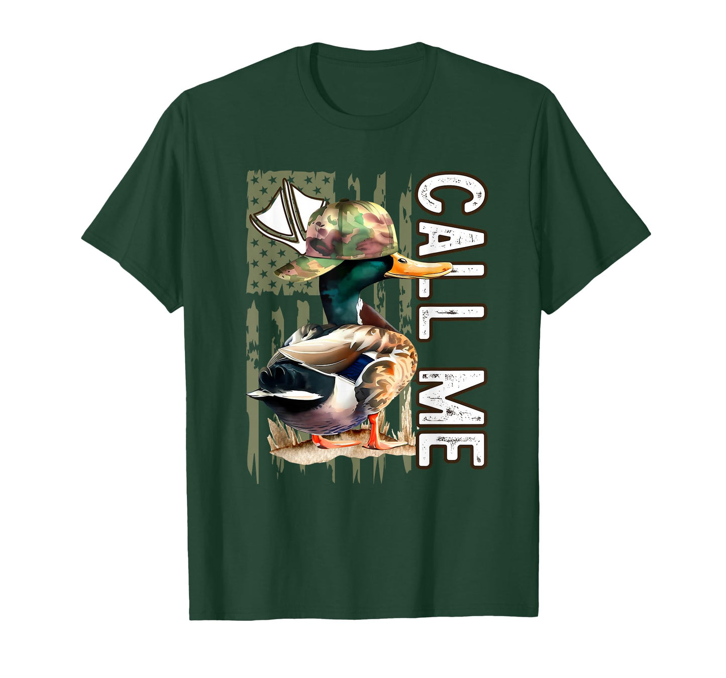 Call Me Mallard Duck Hunter Hunting Season Cute Duck Hunting T-Shirt