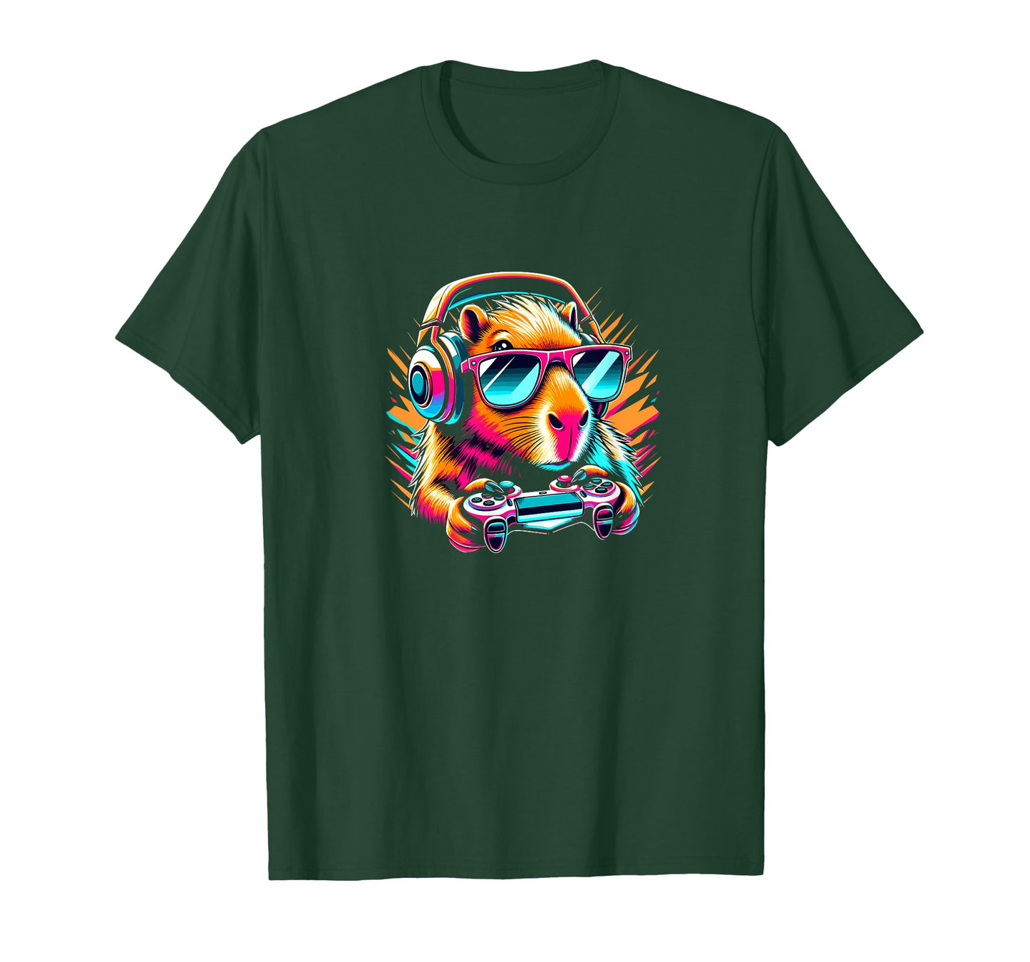 Capybara Video Games Capybara Funny T-Shirt