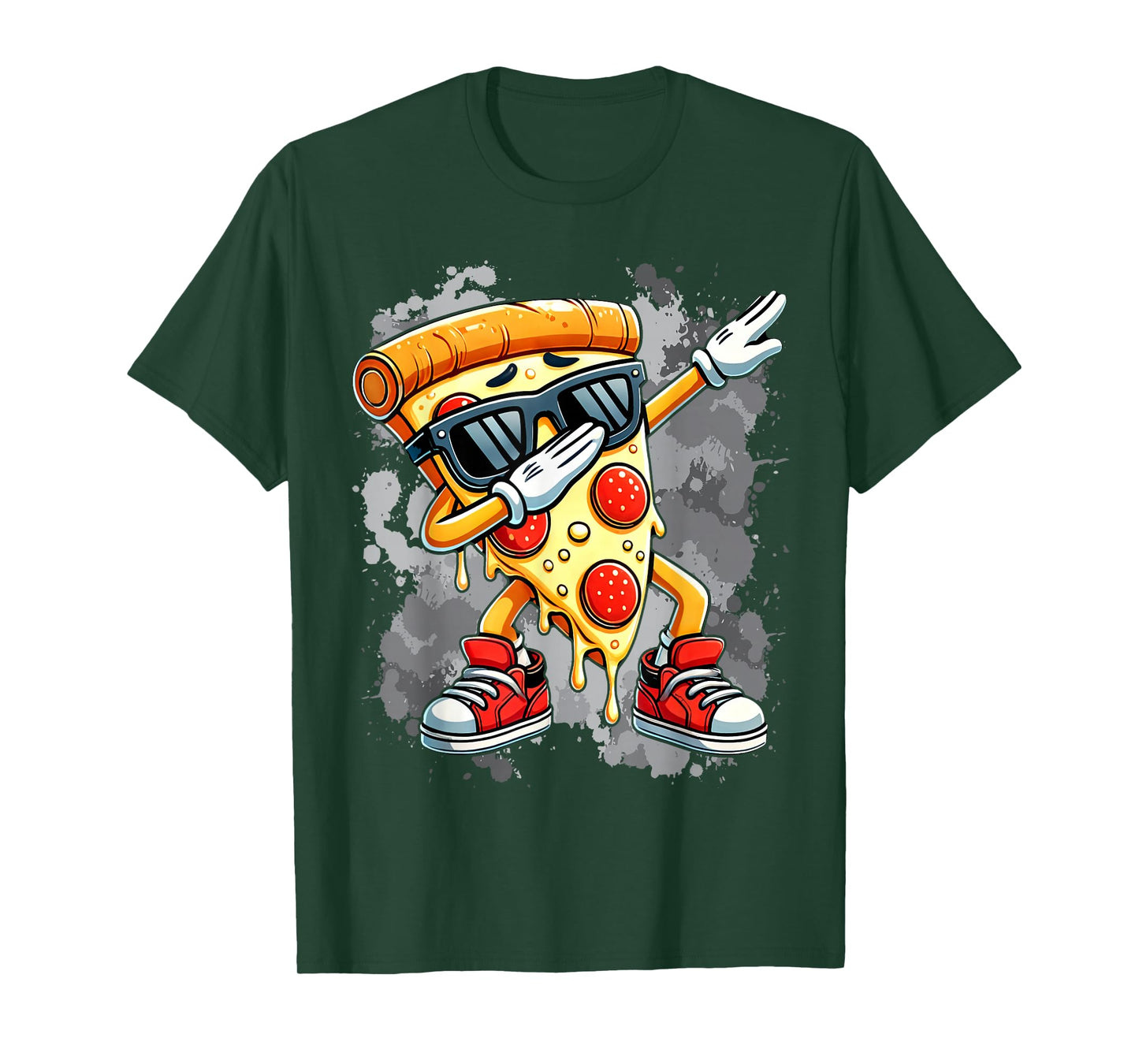 Dabbing Pizza Slice Dance Pizza Toddler Boy Dancing Pizza T-Shirt