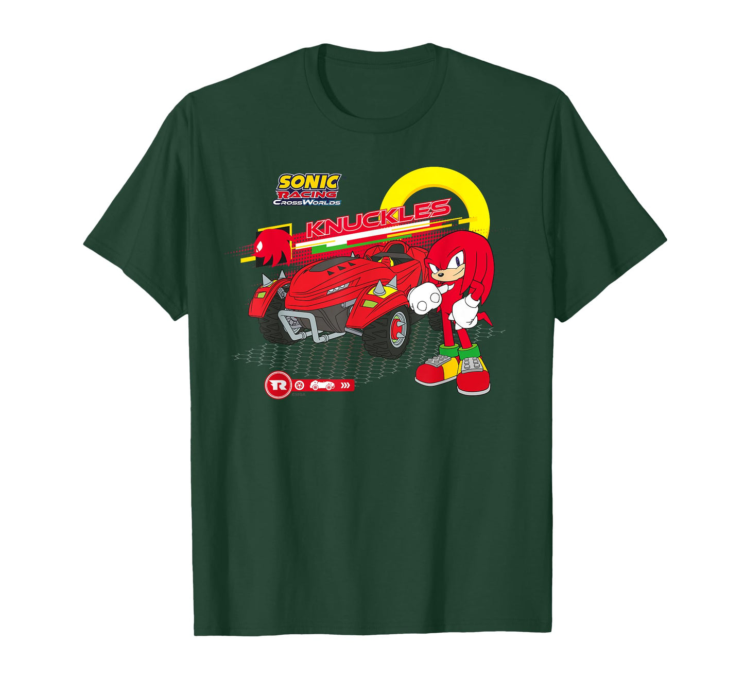 Sonic Racing CrossWorlds - Ready to Roll Knuckles T-Shirt