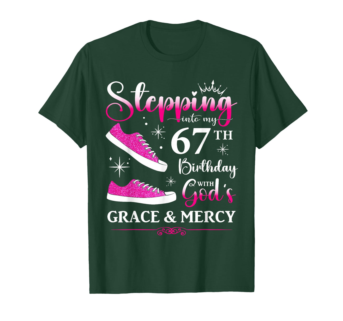 67th Birthday 67 Years Old Bday Queen Party Funny Womens BD T-Shirt