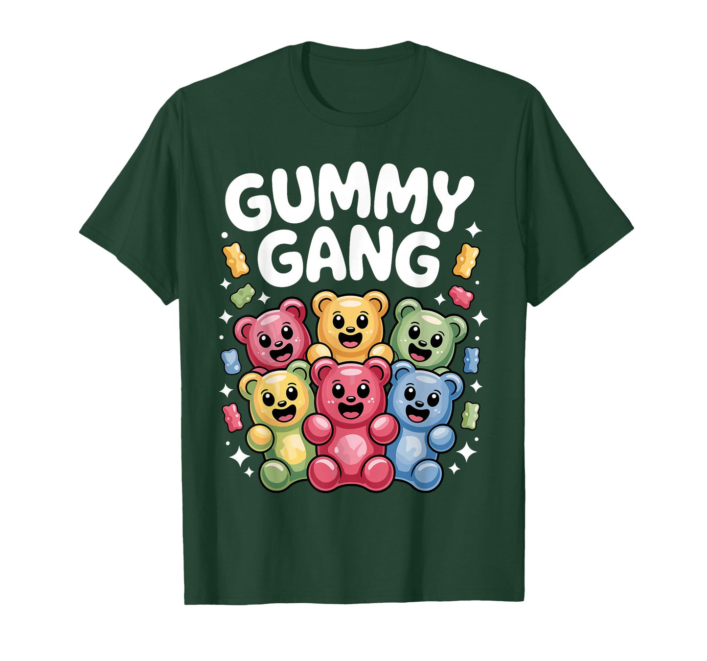 Funny Gummy Bear Design for Men Women Kids Gummy Bear Lovers T-Shirt