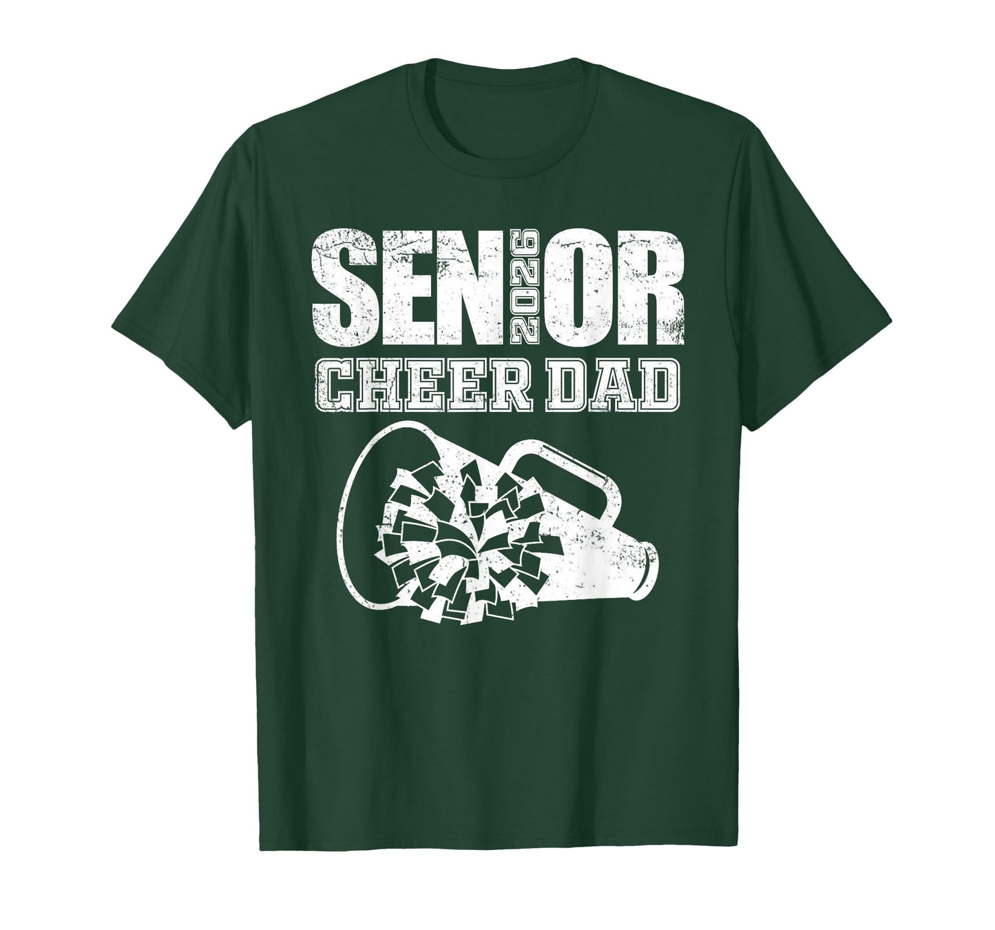Senior Cheer Dad 2026 Cheerleader Parent Class of 2026 T-Shirt