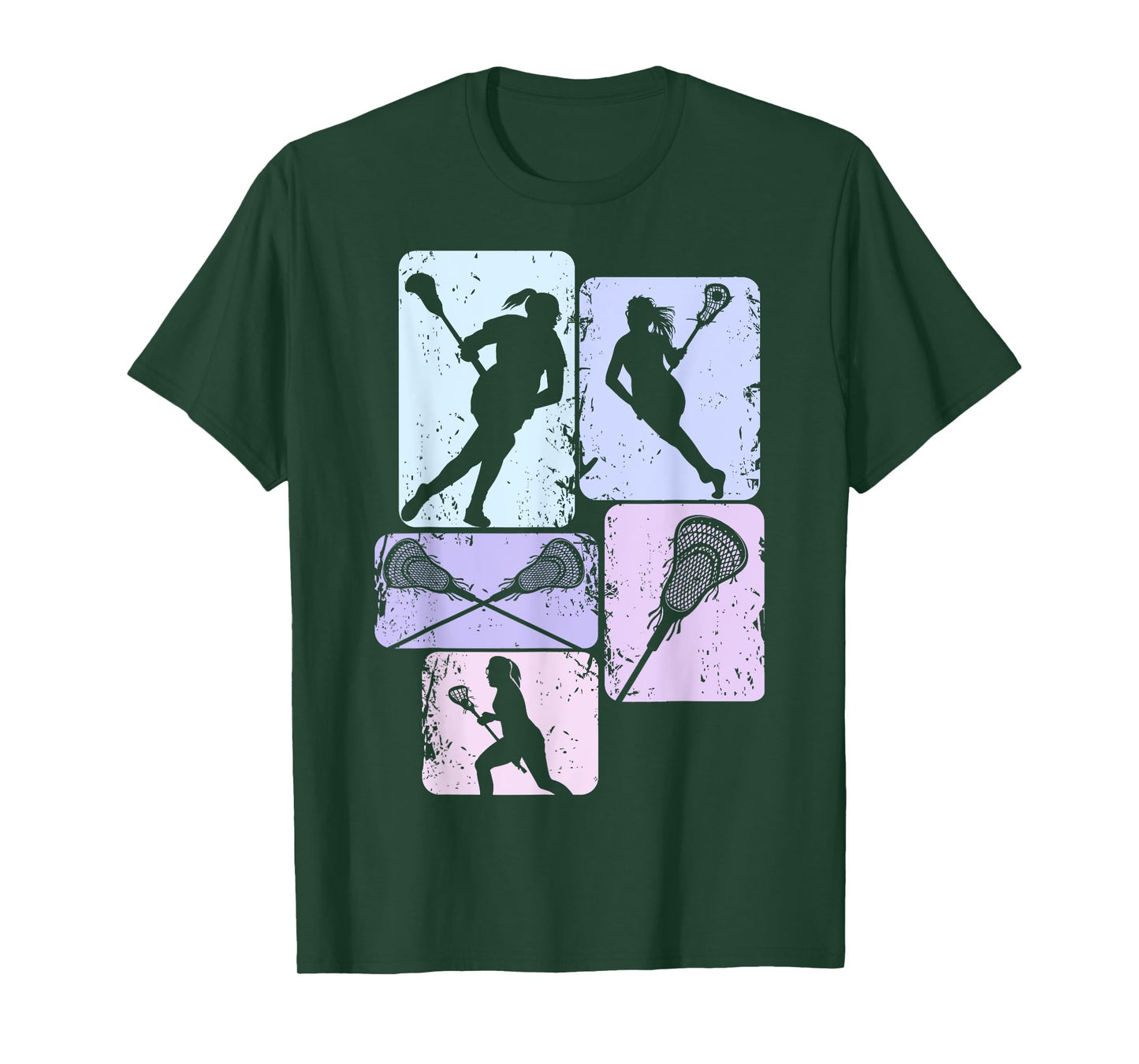 Lacrosse Girls Women Youth Kids T-Shirt