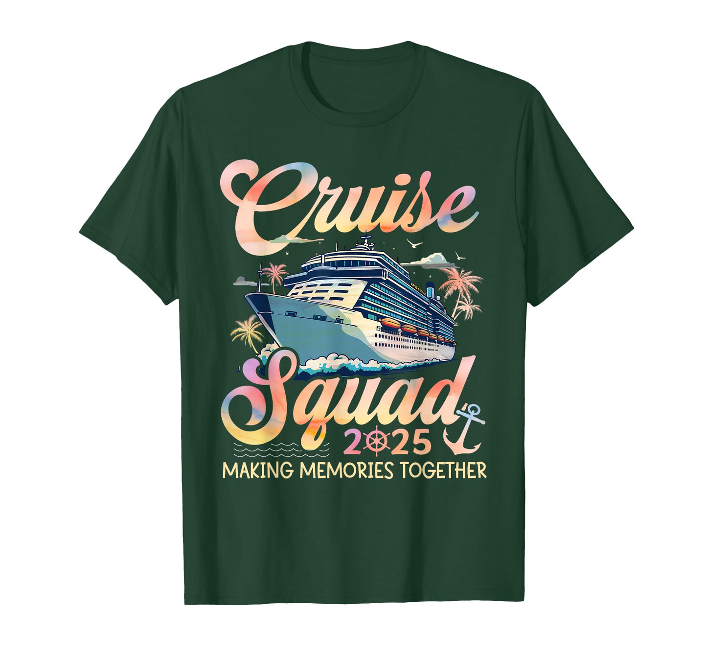 Cruise Squad 2025 Family Group Matching Summer Vacation T-Shirt