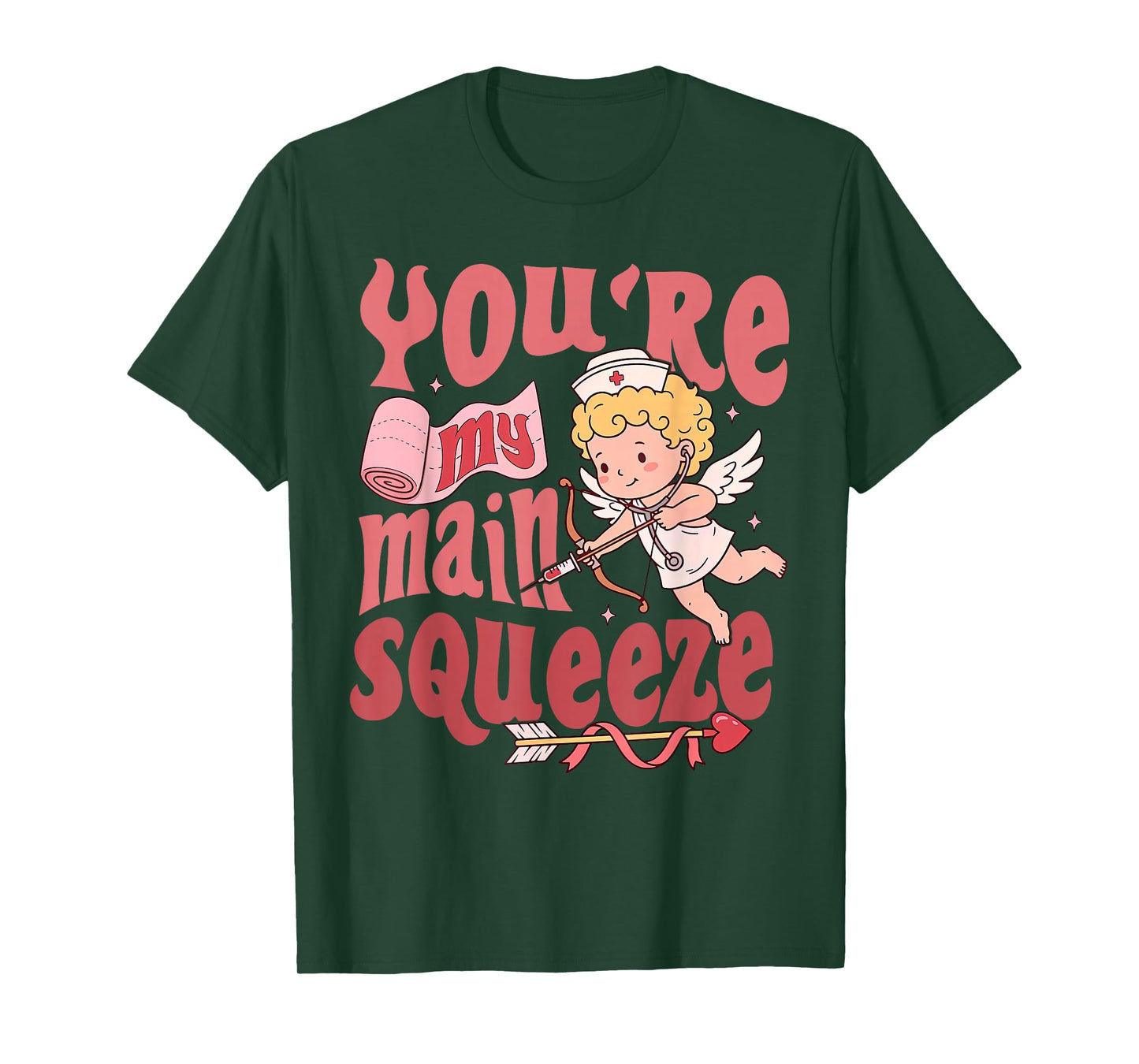 Valentines Wound Care Nurse CWCN Ostomy Nursing Medical ICU T-Shirt