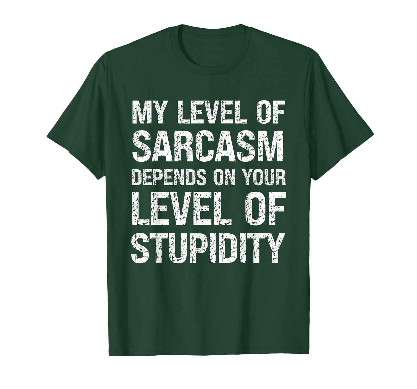 Sarcastic Humor My Level of Sarcasm Funny Fathers Day Dad T-Shirt