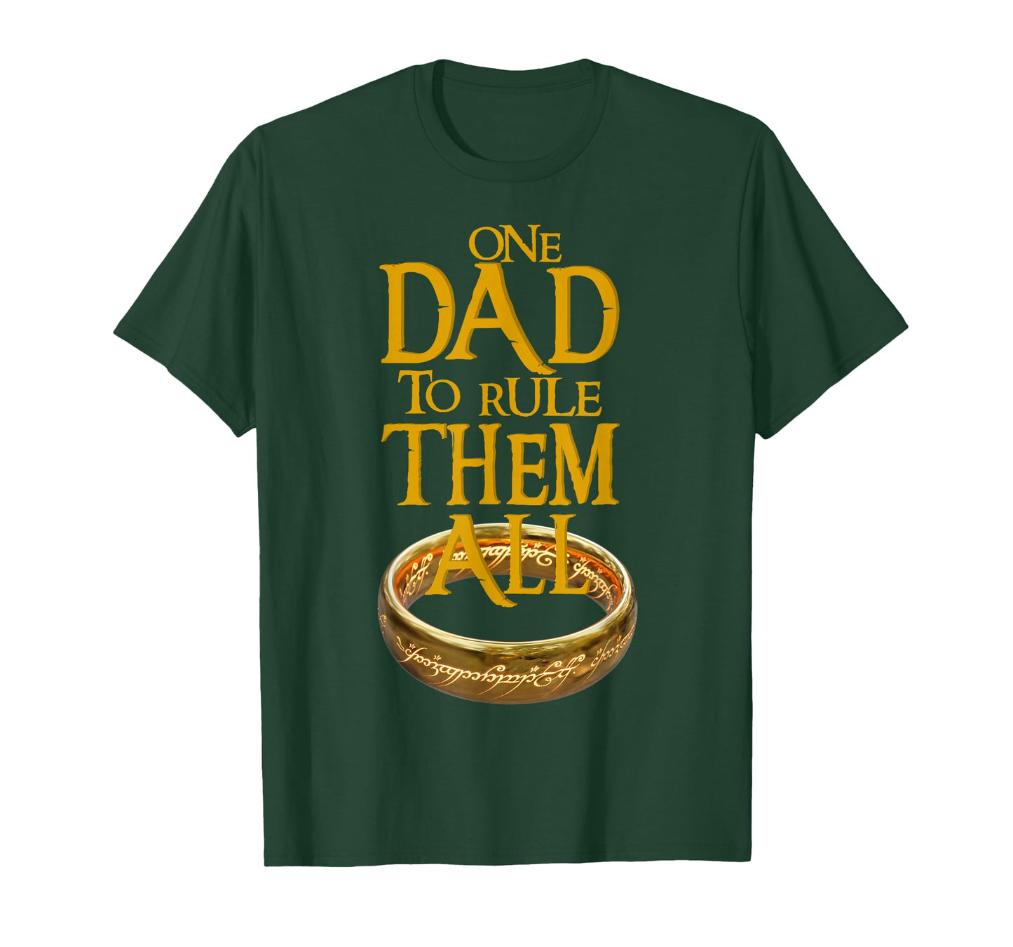 One Dad to Rule Them All Nerd Dad Father's Day Gift Tee T-Shirt