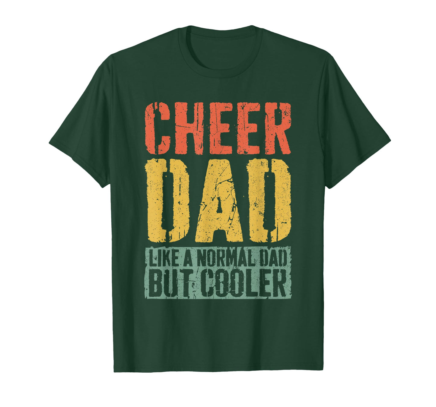 Cheer Dad Shirt Men Fathers Day Cheer Dad T-Shirt