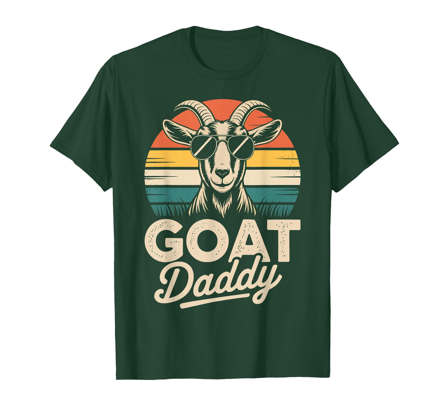Goat Daddy Vintage Retro Goats Lover Men T-Shirt