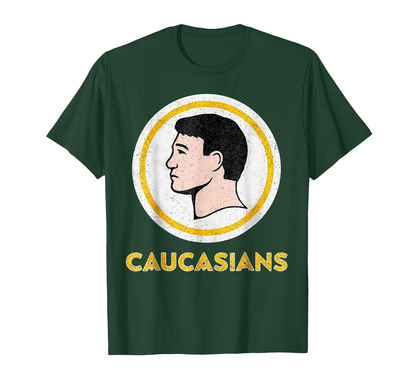 Caucasians Funny Vintage Caucasians Pride T-Shirt